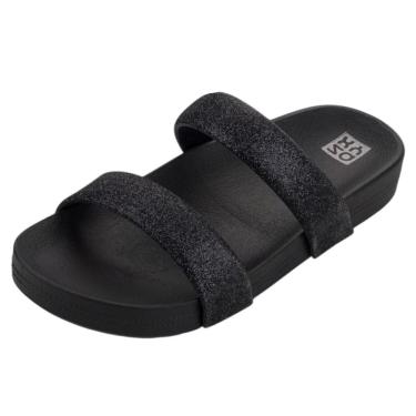 Imagem de Chinelo Feminino Fácil Calce Flatform Metalizado Bestie Zaxy