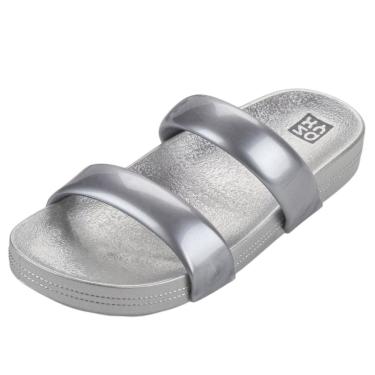 Imagem de Chinelo Feminino Fácil Calce Flatform Metalizado Bestie Zaxy