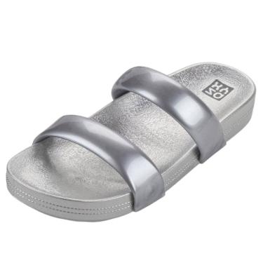 Imagem de Chinelo Feminino Fácil Calce Flatform Metalizado Bestie Zaxy