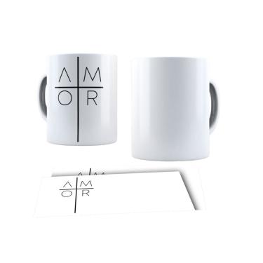 Imagem de Caneca Evangelica de Porcelana Personalizada Religião Cristã Ele Vive