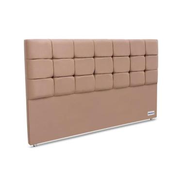 Imagem de Cabeceira Cama Box Estofada King 195 Piave Linho Linho Bege - Ortobom