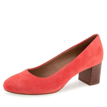 Imagem de Aerosoles Sapato feminino Ebel, Camurça coral, 6 Wide