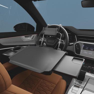 Imagem de Bandeja de volante de carro HZGAMER 2 em 1 com suporte para telefone