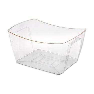 Imagem de Ｂｅｓｇａ Balde de gelo para festas Clear Wine Chiller Storage Storage Tub Champagne Wine Bucket Drinks Tuba de gelo para cerveja de vinho, Lado de Ouro 12l