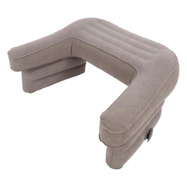 Imagem de Almofada de leitura inflável, almofada de colo (cinza)
