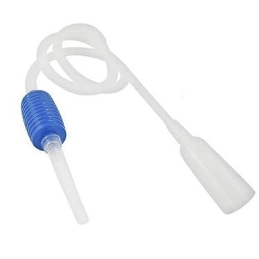 Imagem de Sifão Manual para Aquário com Bomba Aspiradora Limpador de Cascalho