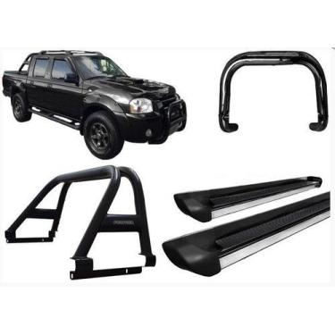 Imagem de Kit Quebra Mato, Santo Antônio, Estribo Frontier Até 2007 Preto  - HOZ