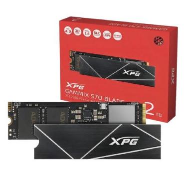 Imagem de SSD XPG S70 Blade 2TB, M.2 NVMe 2280, 3D NAND, Leitura 7400MB/s e Grav