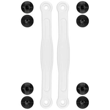 Imagem de Rebites de substituição com tiras de calcanhar para tamancos clássicos de crocodilo sapatos masculinos femininos e infantis (cor: branco, tamanho: J2)