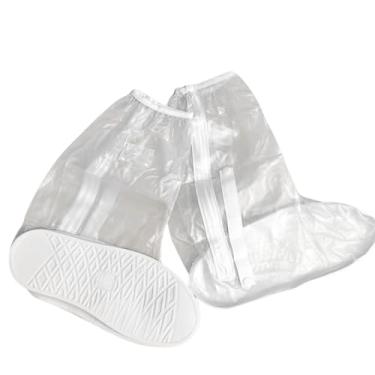 Imagem de Polaina Bota Impermeável com Solado Antiderrapante, Proteção para Chuva, Zíper e Faixas Refletivas