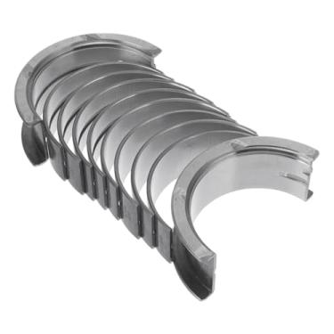 Imagem de A ABSOPRO Conjunto de rolamentos principais Nº MD050360 para Mitsubishi L300 1986-1995 Rolamento principal do eixo de manivela de metal prateado 10 peças