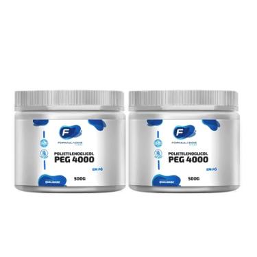 Imagem de Kit 1kg-Polietilenoglicol Peg 4000 500g cada