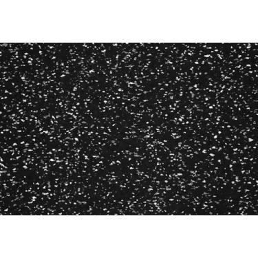 Imagem de Piso Emborrachado em Rolo Rubberkap Preto e Branco 1mx10m Kapazi