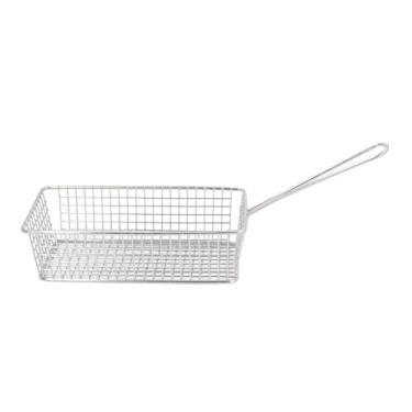 Imagem de Cesta de Fritadeiras, Cesta de Frituras 304 Aço Inoxidável Confiável para Restaurante (Retangular, médio)