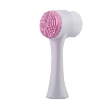 Imagem de Escova De Limpeza Facial 2 em 1 Massageador de Silicone Esponja Para SkinCare Adequada para Uso Diário com Limpeza Profunda
