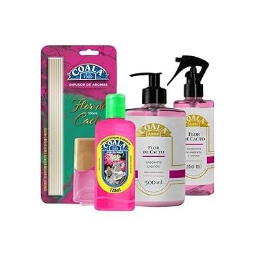 Imagem de KIT COALA FLOR DE CACTO: ESSÊNCIAS - LIMPADOR PERFUMADO + ODORIZANTE DE AMBIENTES + SABONETE LÍQUIDO