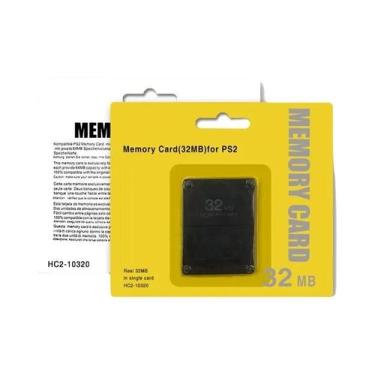 Imagem de Cartão de Memória PS2 (8MB a 256MB) - Para Sony PlayStation 2, 32 MB
