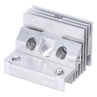 Imagem de Dissipador de Calor Hotend de Alumínio para Extrusora de Impressora 3D, Dissipador de Calor de Extrusora de Liga de Alumínio Com Bico Integrado para K1 Máximo, Bloco de