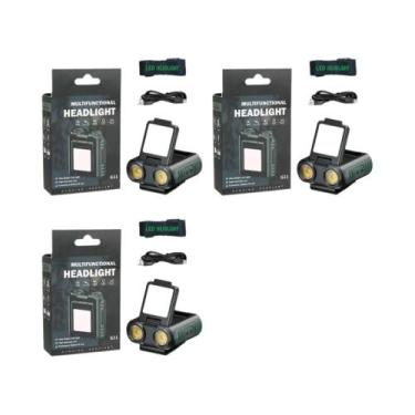 Imagem de Lâmpada LED Recarregável Para Capacete De Alta Potência E Longa Duraçã