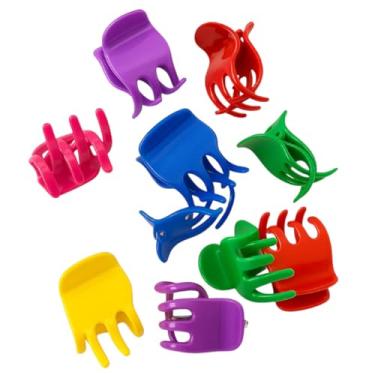 Imagem de kit 140 Prendedor de Cabelo Colorida plastico Piranha média