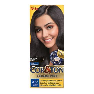 Imagem de Coloração Niely Cor&Ton Castanho Escuro 3.0