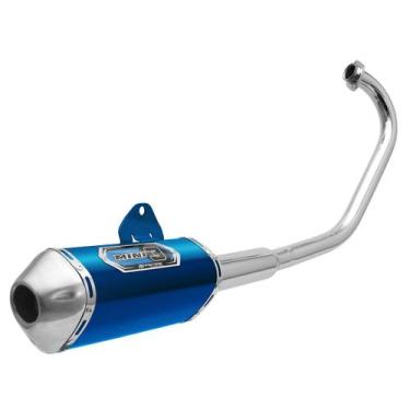 Imagem de Escapamento Moto Pro Tork Mini 3 Curva Cromada Yes 125 2004 À 2013, AZ