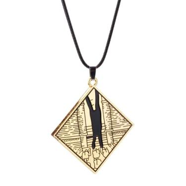 Imagem de MEETCUTE Colar vintage unissex, colar de metal da Elden Ring Talismã pingente acessórios cosplay, universal, Metal, Sem Pedra Preciosa