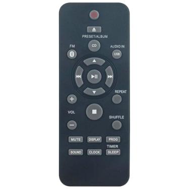Imagem de Controle remoto de substituição DCM2068 compatível com Philips Micro Music System DCM2068 DCM2260 DCM3175 DCM3260