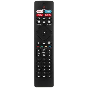 Imagem de NH800UP BT800 URMT47CND002 Controle remoto de substituição IR compatível com Philips LED TV 24PFL6704/F7 32PFL5505/F7 43PFL5704/F7 43PFL5604/F7 50PFL5704/F7 50PFL5806/F7 50PFL5 604/F7 55PFL5604/F7A