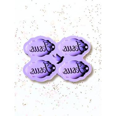 Imagem de R709 Molde de silicone chaveiro Tag Jesus resina decorar - Confeitaria