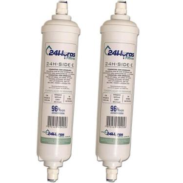 Imagem de Kit 2 Filtro Refil Compatível Purificador Polar Líder Hoken - 24 Horas