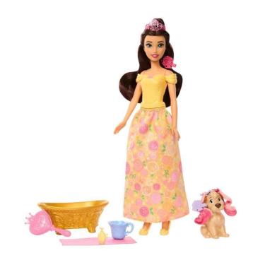 Imagem de Boneca Disney Princesa Bela Com Cachorrinho - Mattel