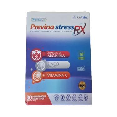 Imagem de Previna Stress RX – Suplemento Alimentar de Vitaminas com Arginina, Zinco e Vitamina C