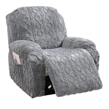 Imagem de Eco-Ancheng Capa reclinável para cadeira reclinável elástica, capa reclinável, 4 peças, capa reclinável Lazyboy, capa reclinável para cadeira reclinável com bolso de armazenamento para sala de estar