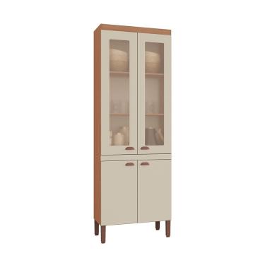 Imagem de Paneleiro Cozinha Jéssica New 100% MDF Tuboarte 4 Portas