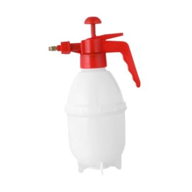 Imagem de WeiLaiKeQi Pulverizador de bomba manual com bico de latão ajustável, garrafa de pulverização de água de pressão versátil para ervas daninhas domésticas, Branco 0.8l