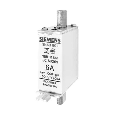 Imagem de Fusivel Rapido Siemens 3Na3 801 6A 500Vac