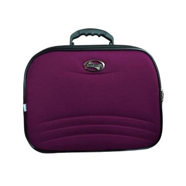 Imagem de Frasqueira Necessaire Mala De Mão Manicure Cabelereira Vinho