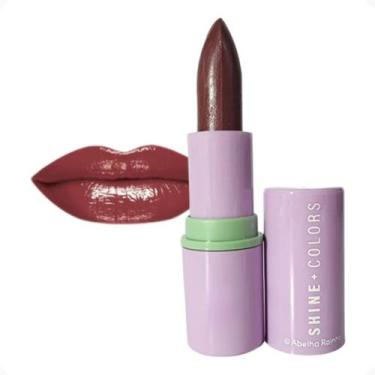 Imagem de Batom Brilho e Sabor Cravo e Canela Gostinho de Frutas Shine Colors Ab