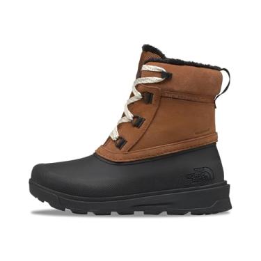 Imagem de THE NORTH FACE Bota de neve feminina Shellista V Shorty impermeável, Umbra queimada/TNF preta, 35