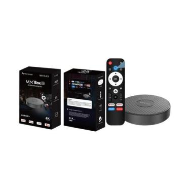 Imagem de Caixa De TV Quad-core ARM Cortex-A53 MX10 K3 Wi-Fi 2.4G 5G BT4.0 Smart