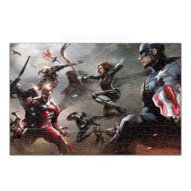 Imagem de Quebra Cabeça Capitão America Guerra Civil 120 Peças - Pomp's Geek