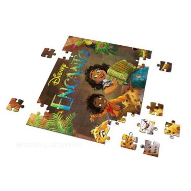 Imagem de Quebra-cabeça Personalizado Disney Encanto 001 120 Peças - Pomps Geek