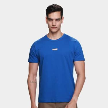 Imagem de Camiseta Forum II Casual Masculina, Azul, GG