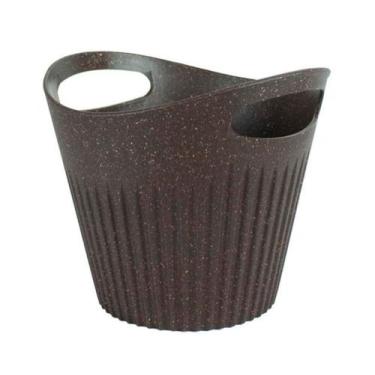 Imagem de Cesto Cachepot Evo Plástico E Madeira Sustentável