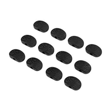 Imagem de RiToEasysports Botões de Cabeça de Máquina de Afinador de Guitarra de Plástico Duráveis ​​de 12 Unidades Com Aparência Vitrificada, Ideais para Guitarras Elétricas, Substituindo Pinos de Afinação