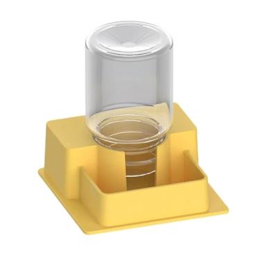 Imagem de Generic Alimentador automático de água para répteis, acessórios de alimentação, recipiente, suprimentos, dispensador de água para geckos, Amarelo