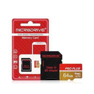 Imagem de Adaptador de cartão de memória de 64 GB – Cartão TF UHS-I C10 A2 de alta velocidade para tablet/celular/câmera/áudio do carro/console de jogos