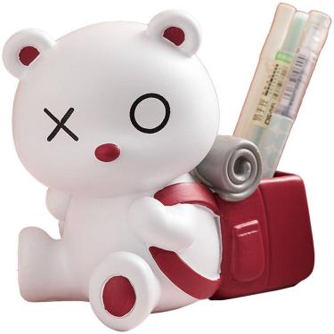 Imagem de Mochila porta-canetas Creative Bear Resin 15x10x15cm 480g