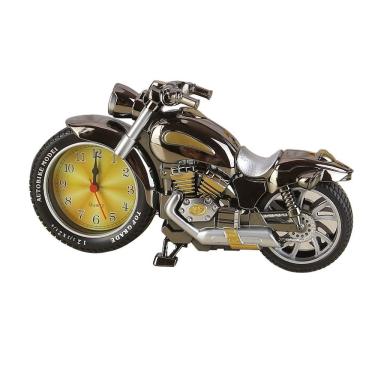 Imagem de Despertador em forma de motocicleta grande com movimento de quartzo